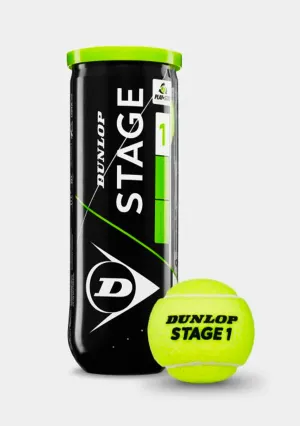 Dunlop Stage 1 Green 3 Ball Can