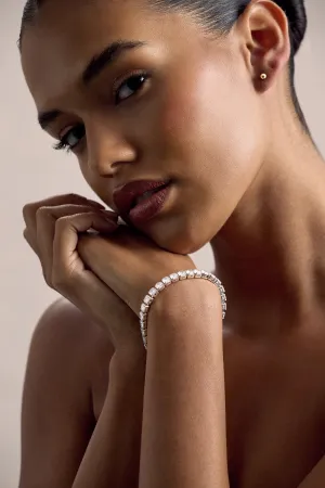 Elysia | Silver Diamante Bracelet Club L London