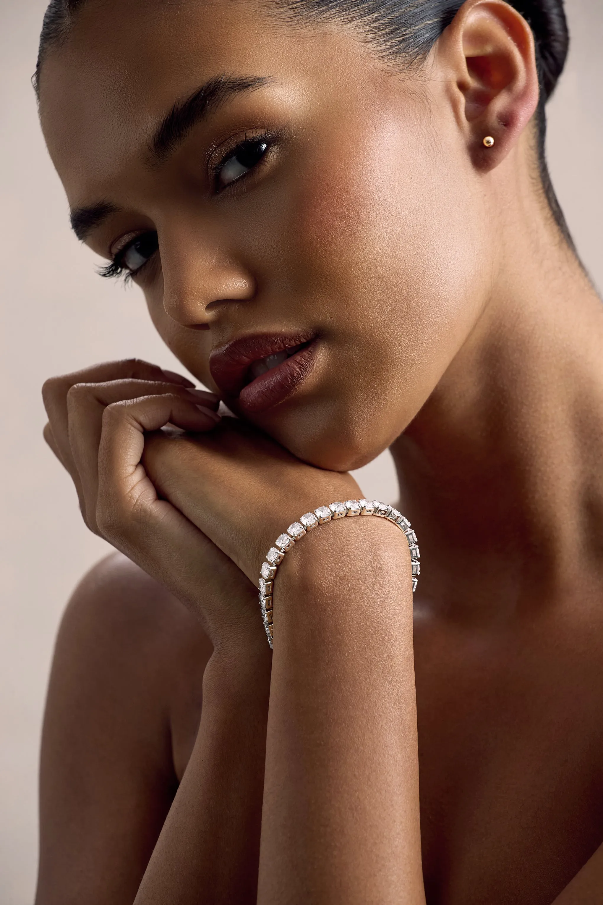 Elysia | Silver Diamante Bracelet Club L London