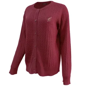 Emerson Street Women's Arrowhead Logo Knit Sweater - Garnet