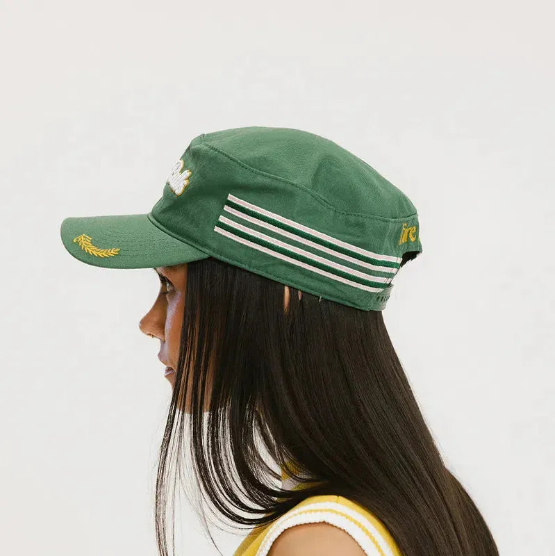 Fore All Caddy Cap - Green/Mustard