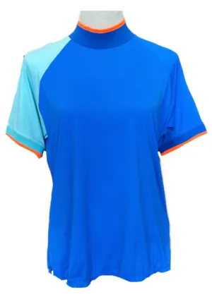 GFore Blue Short Sleeve Women's Athletic Top Size L MSP$110