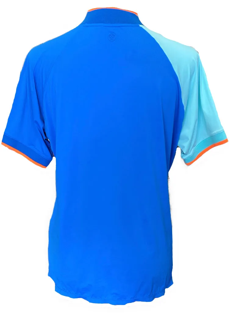 GFore Blue Short Sleeve Women's Athletic Top Size L MSP$110