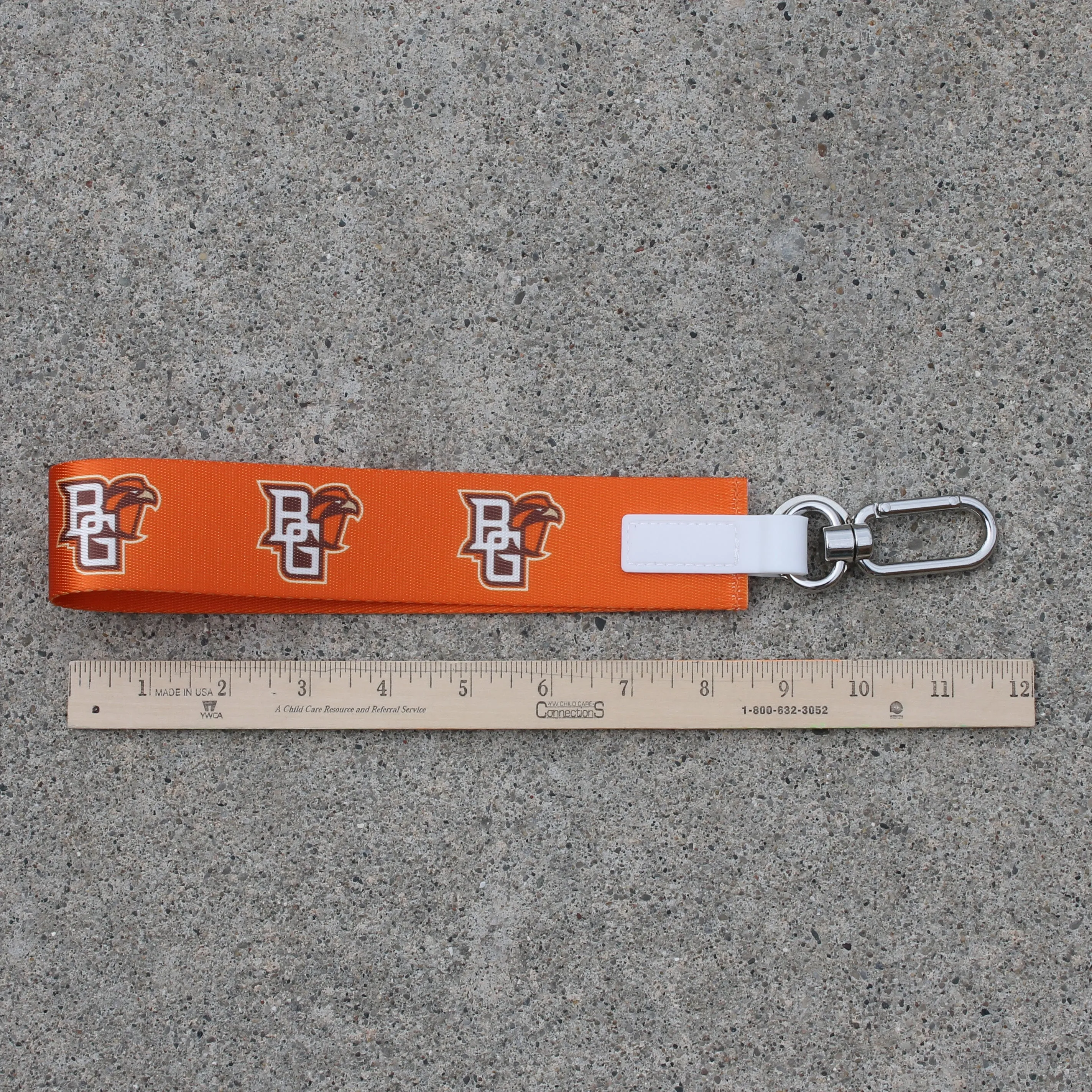 Jardine Peekaboo Oversized Strap Keychain Orange