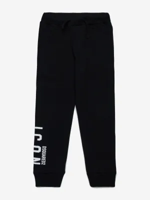 Kids Icon Joggers in Black