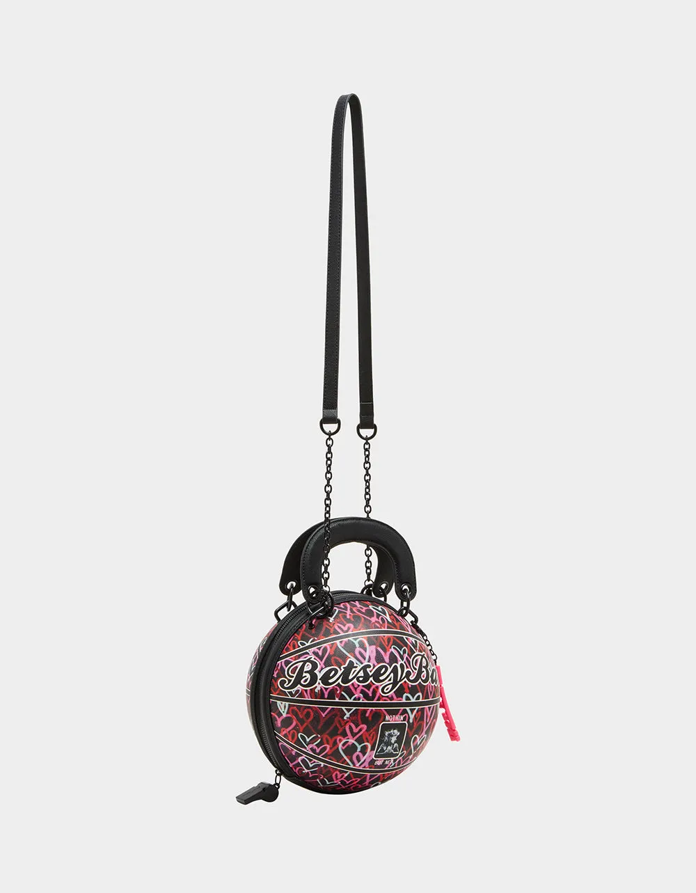 KITSCH BETSEY BALL BAG BLACK MULTI Betsey Johnson