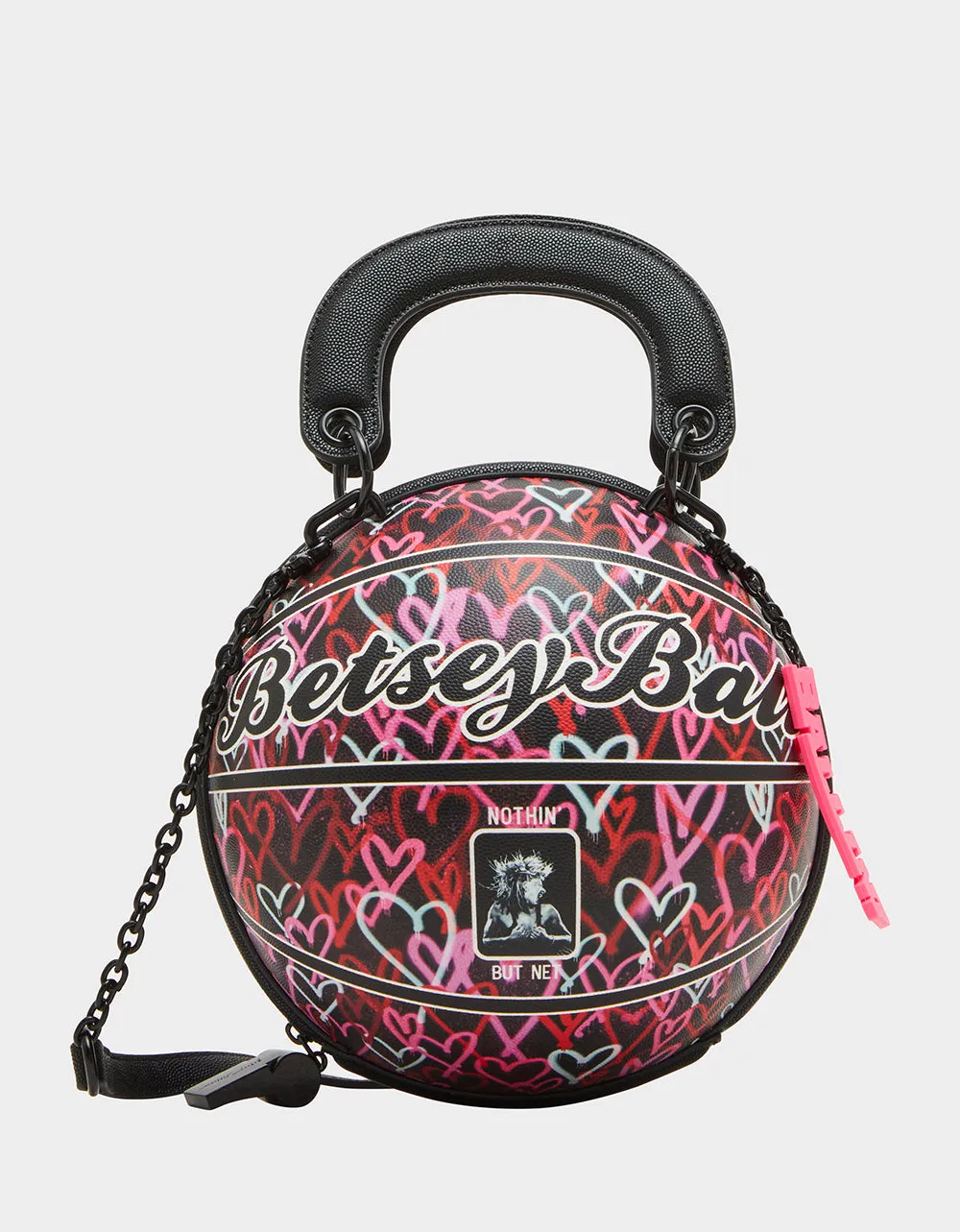 KITSCH BETSEY BALL BAG BLACK MULTI Betsey Johnson