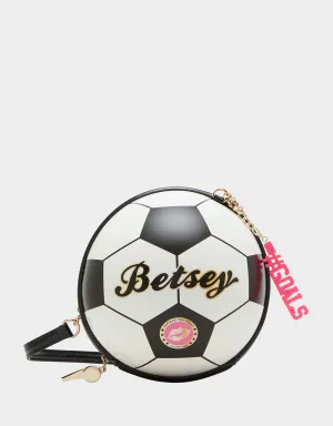 KITSCH GOAL CROSSBODY BLACK MULTI Betsey Johnson