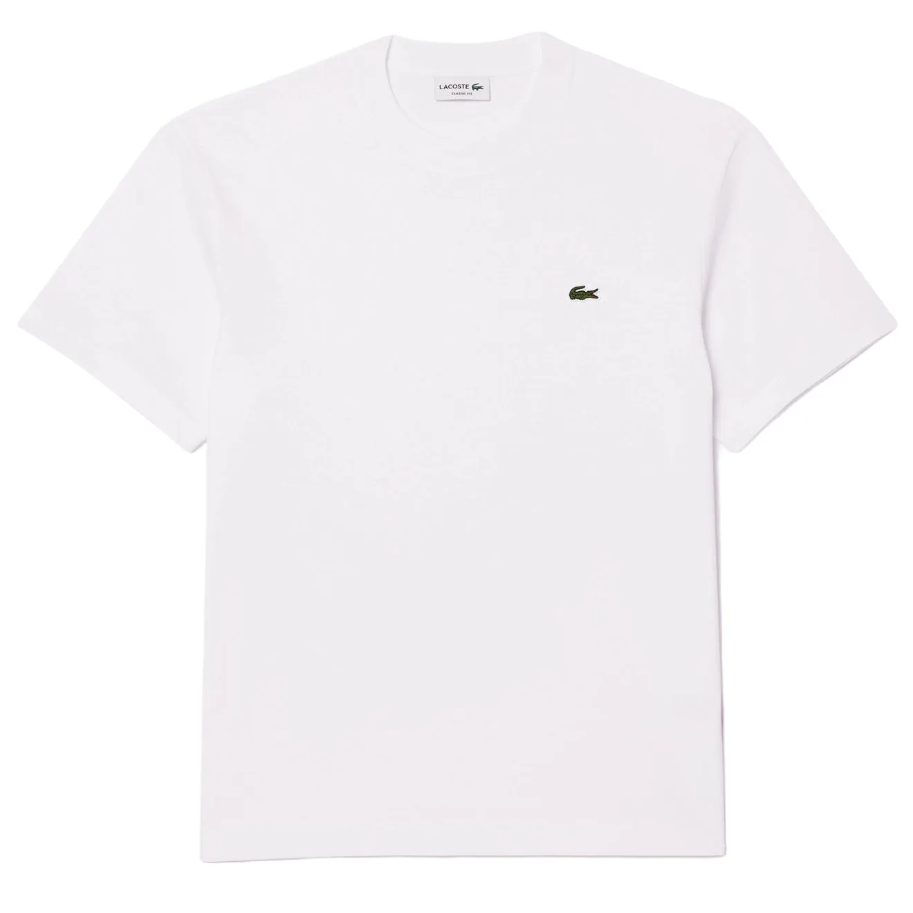 Lacoste Classic Fit Cotton Jersey T-shirt White