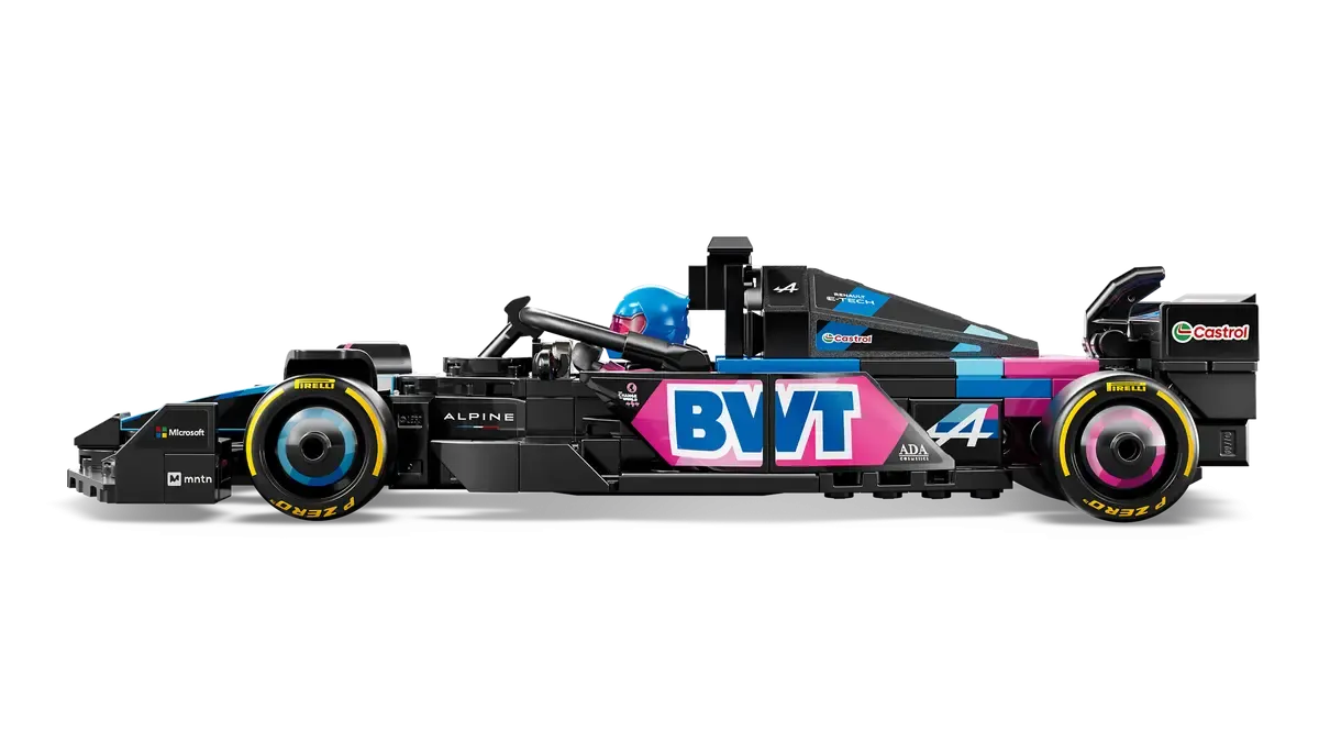Lego Speed Champions BWT Alpine F1 Team A524 Race Car 77248