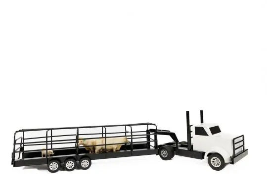 Little Buster White Semi Truck