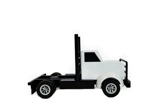 Little Buster White Semi Truck
