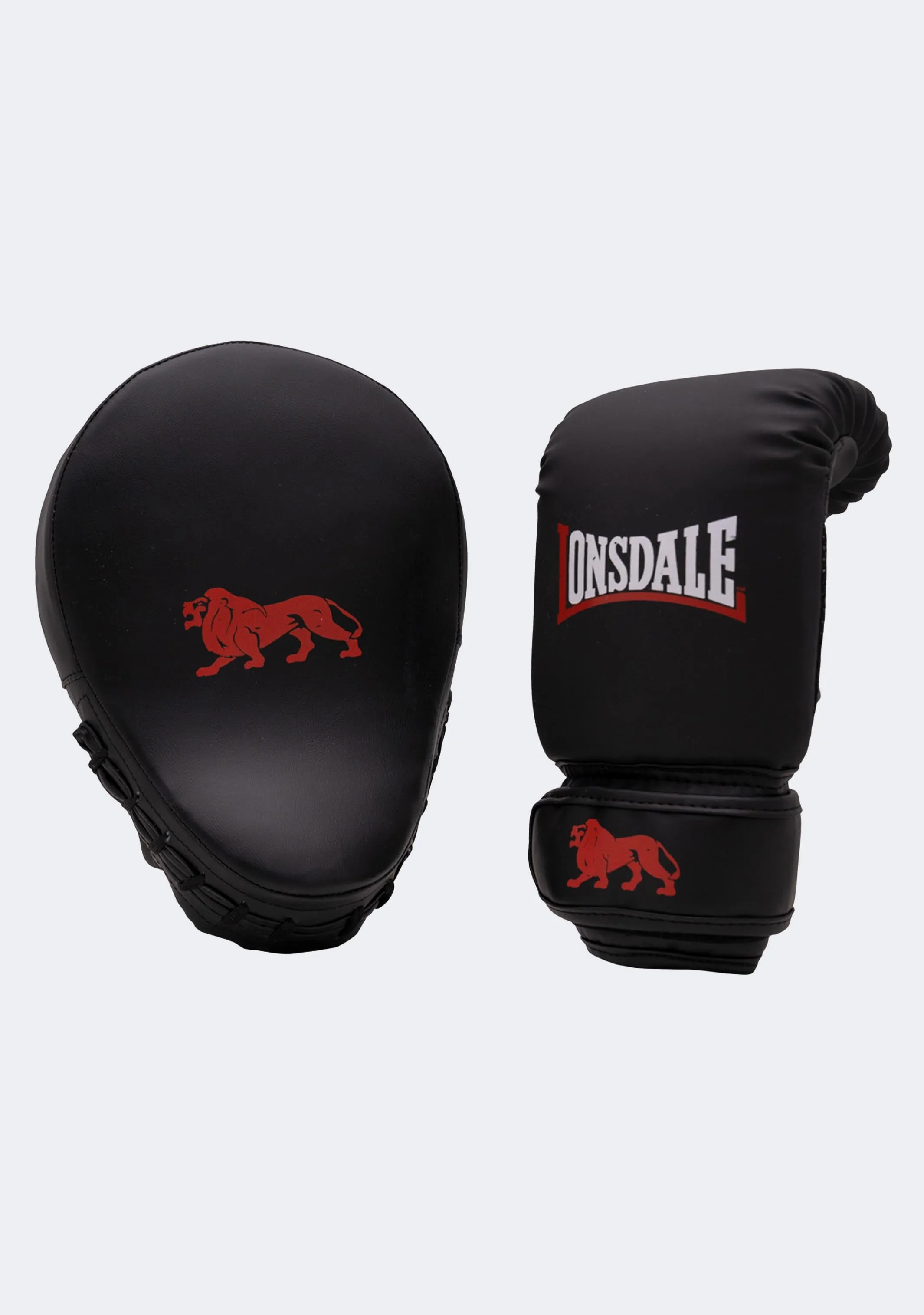 Lonsdale Bag Glove and Mitt Combo