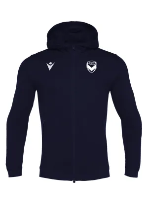 Macron Kids' Melbourne Victory Travel Staff Full Zip Hooded Top <br> 58567890
