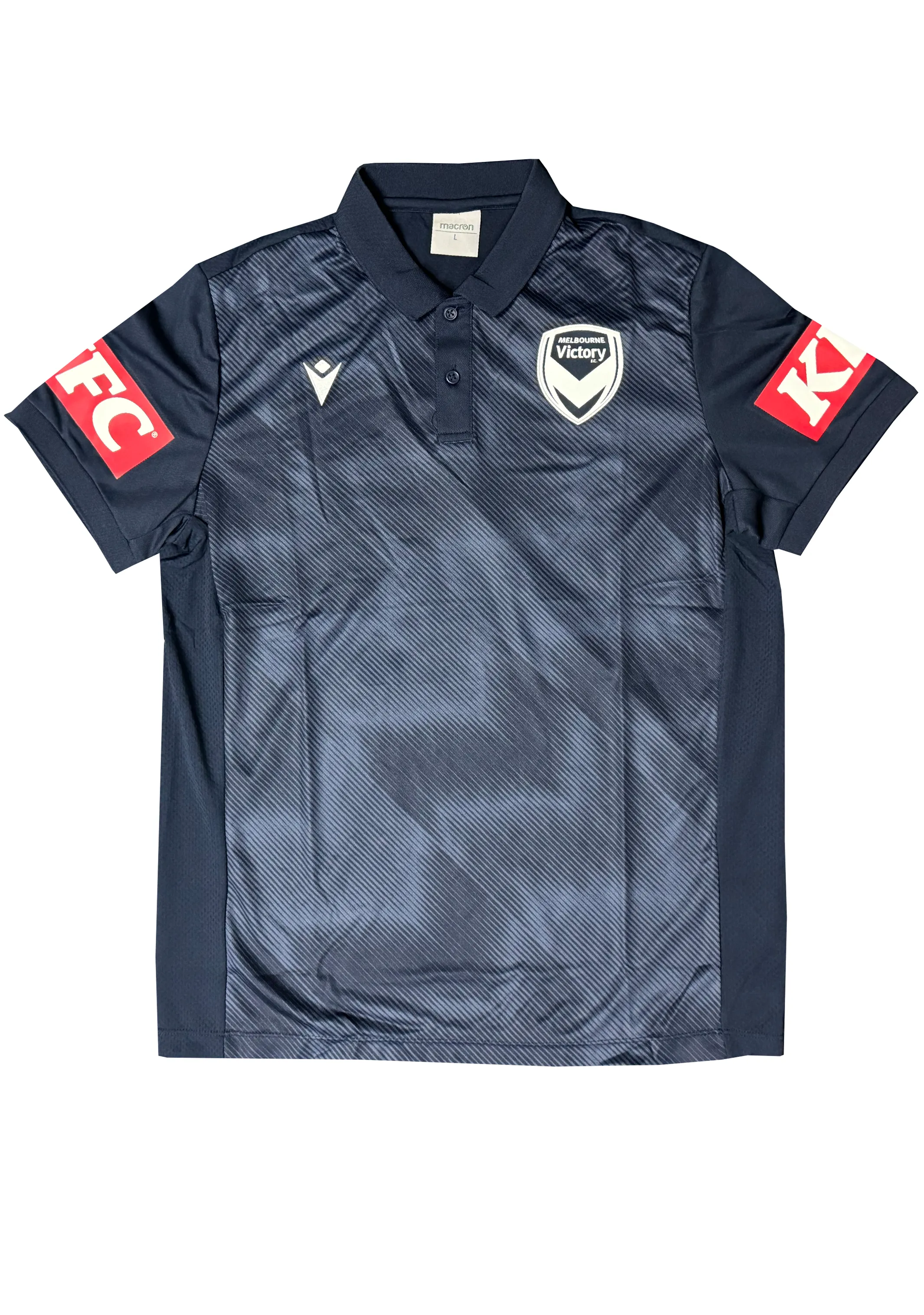 Macron Men's Melbourne Victory Travel Polo <BR> 58567884/58547137