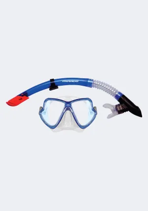 Mirage Adults Pacific Mask & Snorkel Set Blue