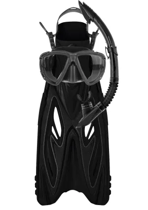 Mirage Rayzor Mask, Snorkel & Fin Set <BR> FSET-07