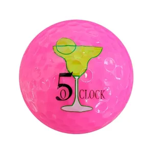 Navika Pink Golf Ball - 5 O'Clock