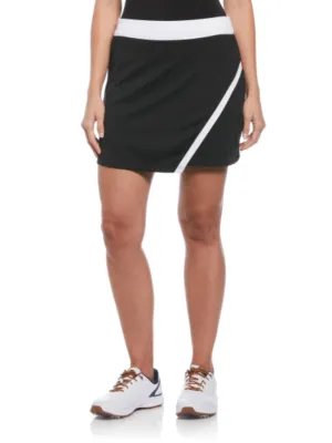 New Callaway Black Color Block Wrap Golf Skort MSP$84