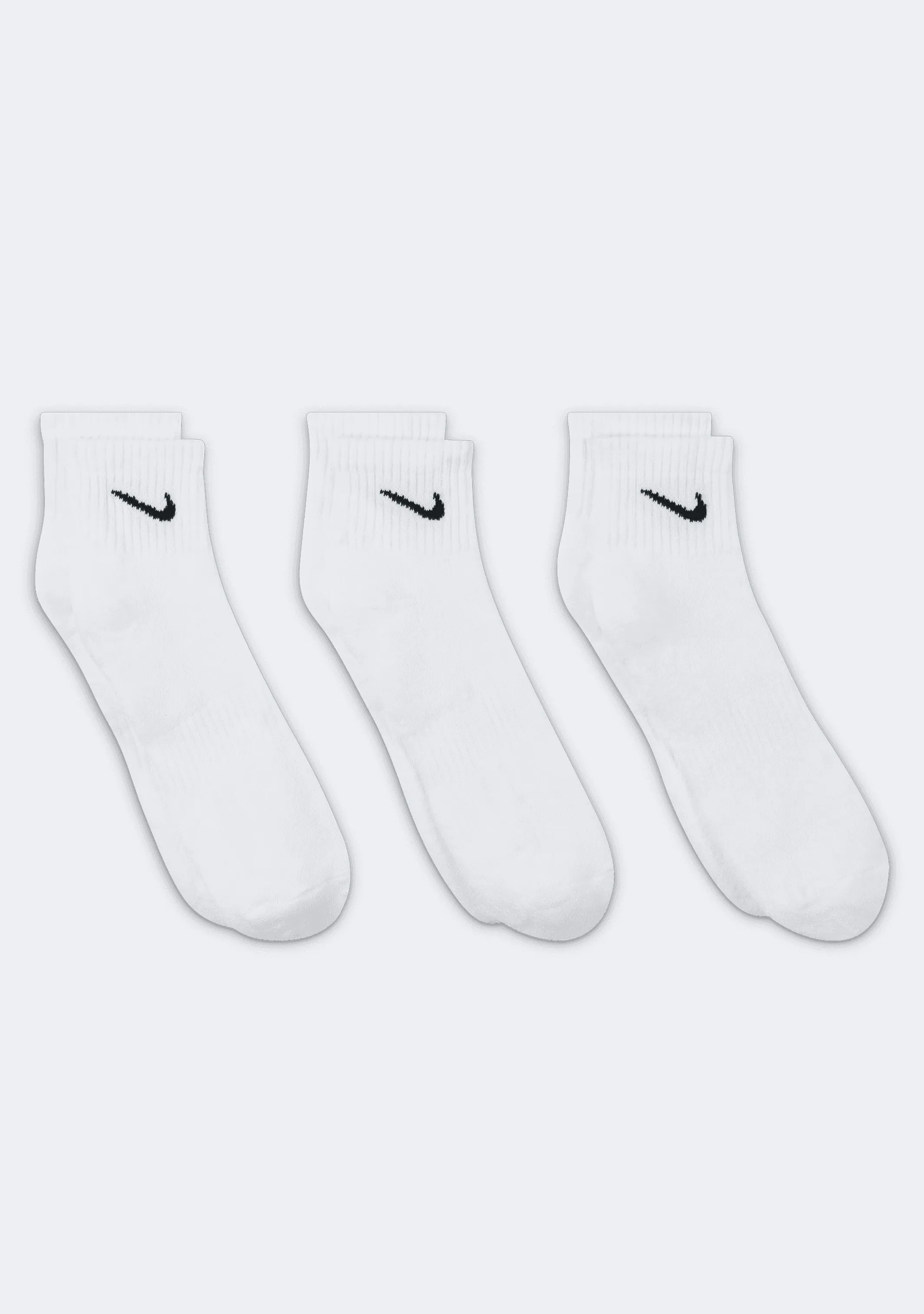 Nike Adults Everyday Cushioned Training Ankle Socks (3 Pack)