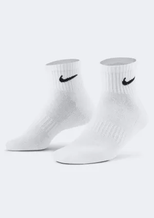 Nike Adults Everyday Cushioned Training Ankle Socks (3 Pack)