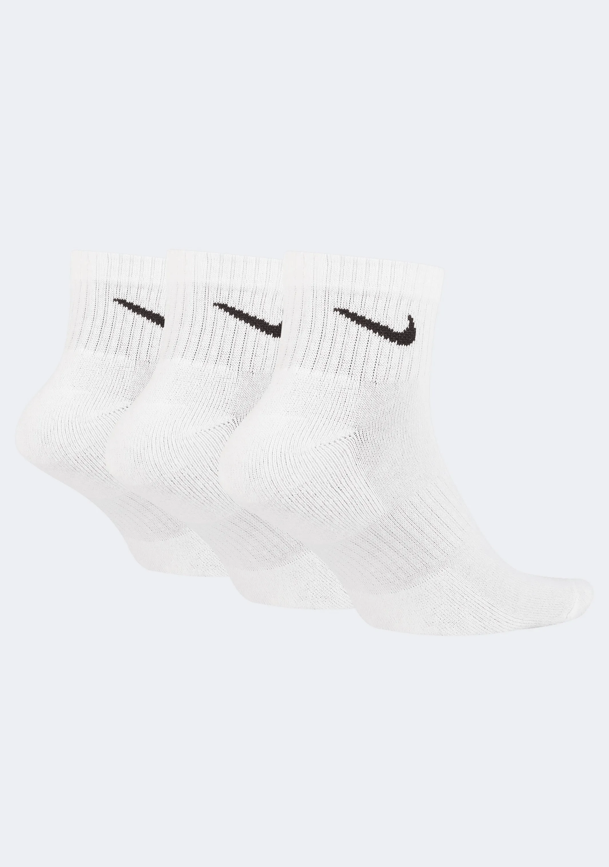 Nike Adults Everyday Cushioned Training Ankle Socks (3 Pack)