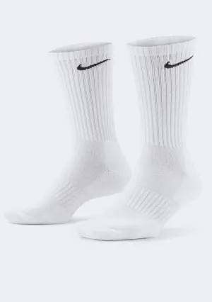 Nike Adults Everyday Cushioned Training Crew Socks (3 Pack)