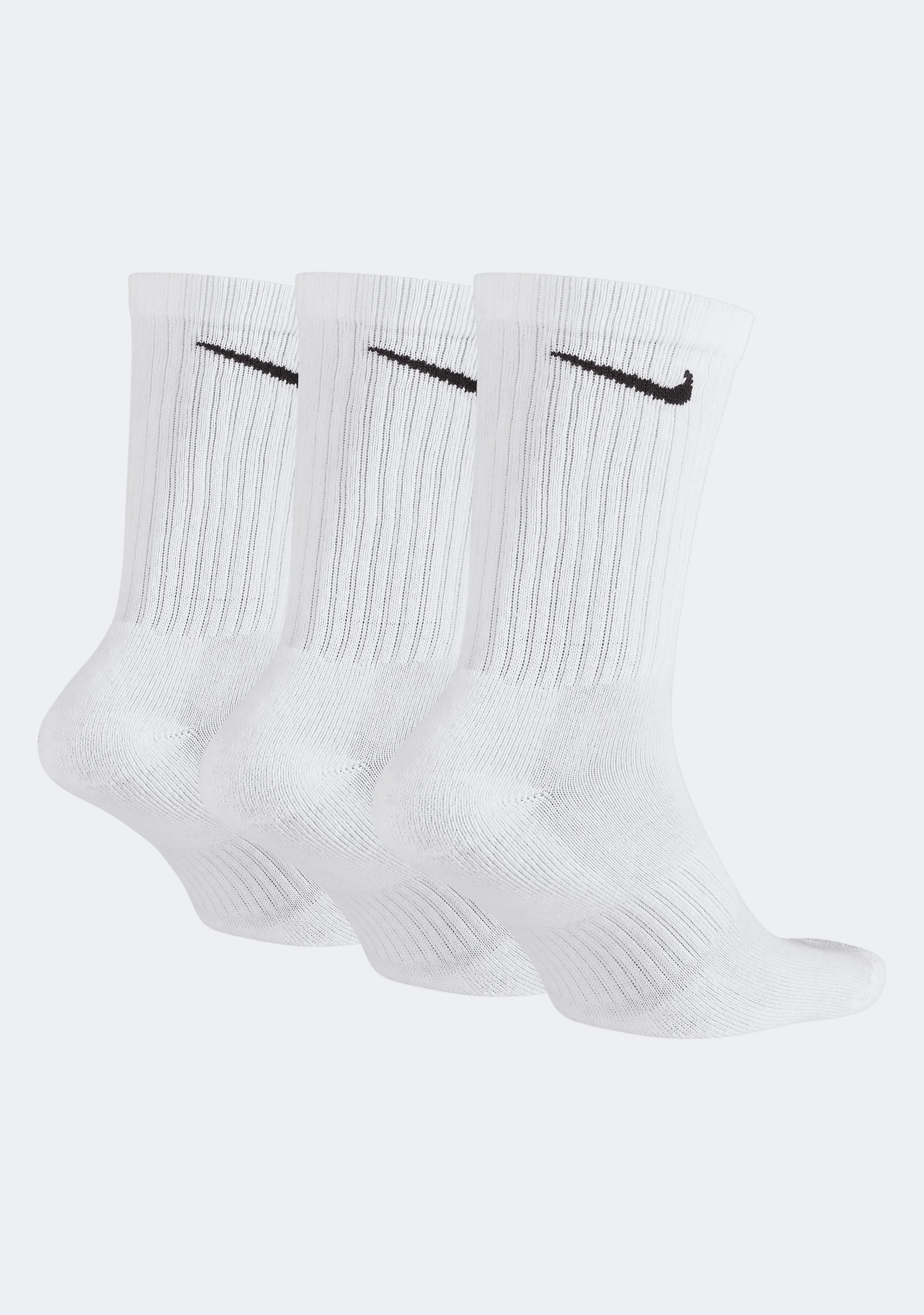 Nike Adults Everyday Cushioned Training Crew Socks (3 Pack)