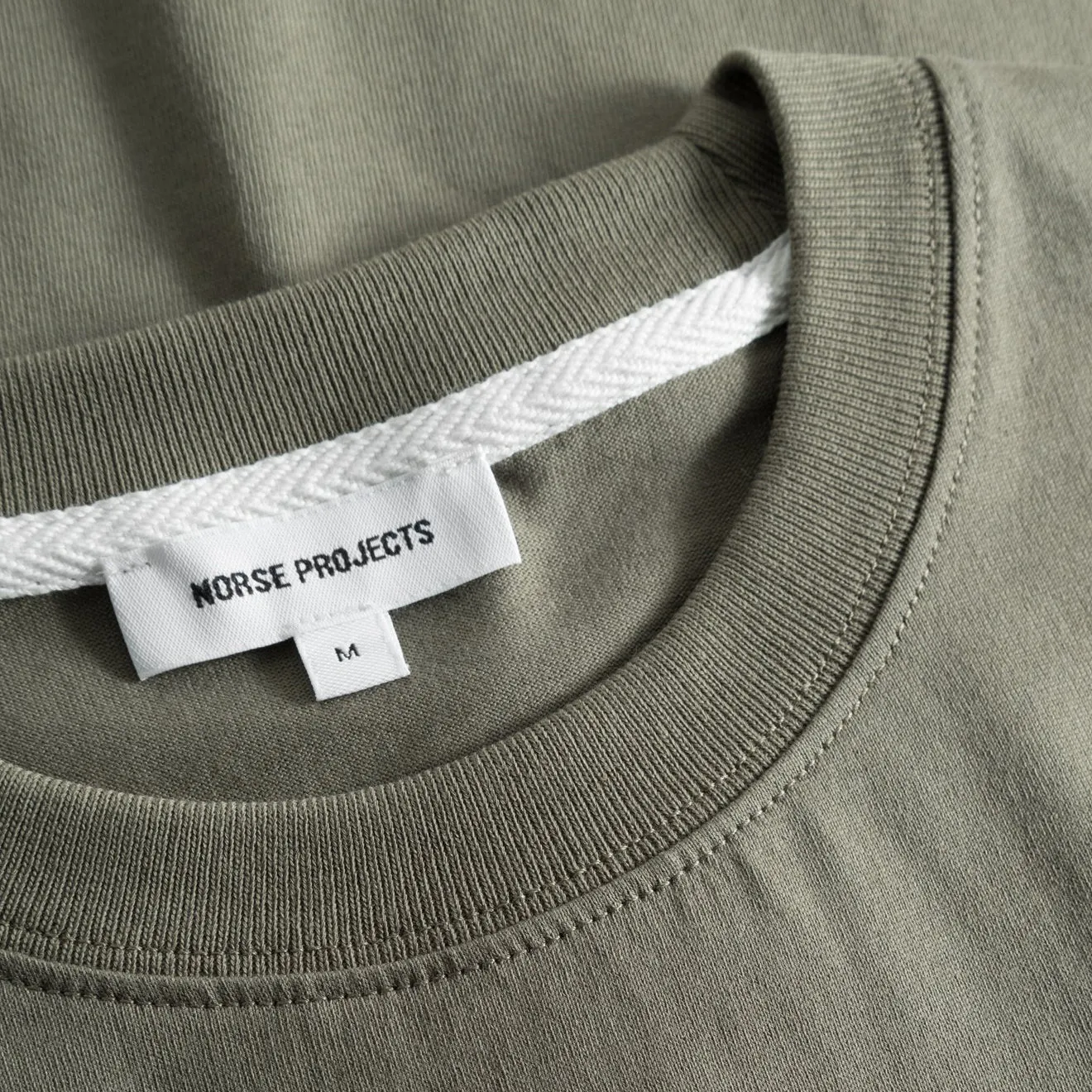 Norse Projects Johannes Organic Circle Print T-shirt Sediment Green