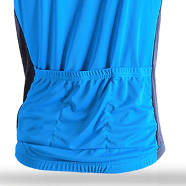 Nuckily NJ601 Mens Cycling Jersey (Blue)