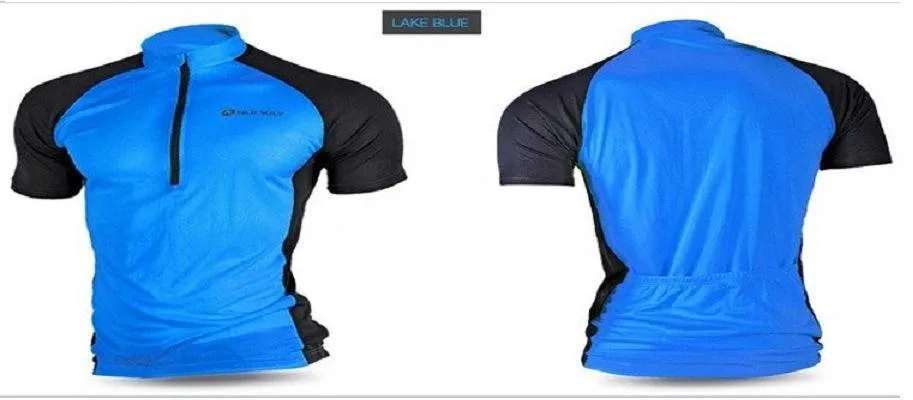 Nuckily NJ601 Mens Cycling Jersey (Blue)