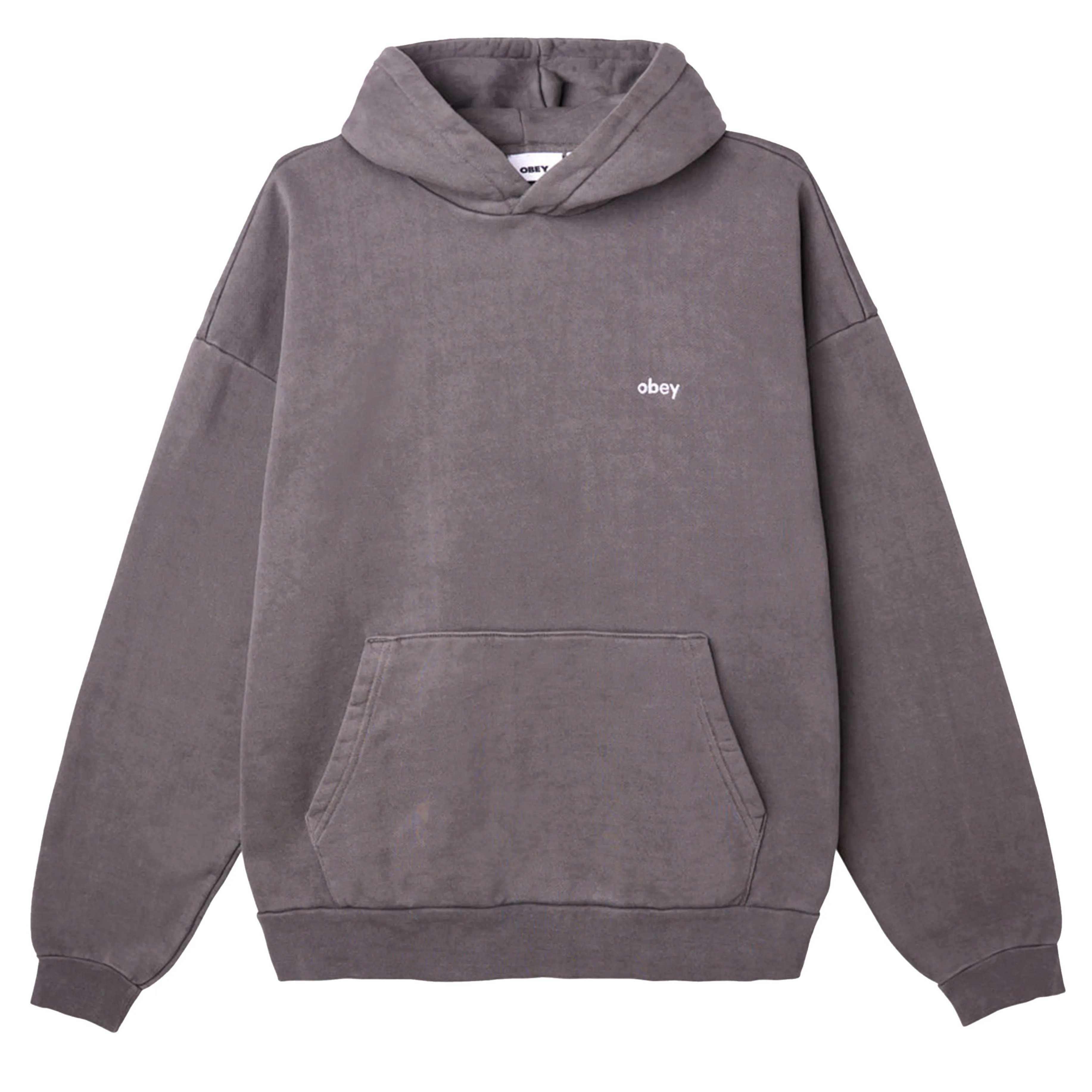 Obey Lowercase Pigment Hood Pigment Digital Black