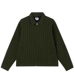 Obey Stripe Zip Up Jacket Duffle Bag Multi