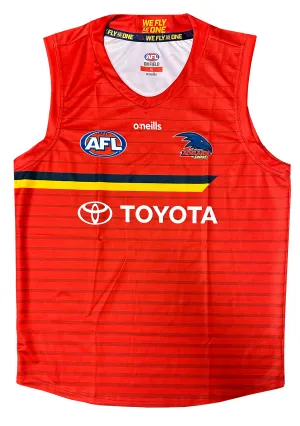 O'Neills Adelaide Crows 2021 Men's Training Guernsey Red