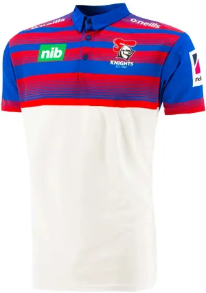 O'Neills Newcastle Knights Men's White Media Polo Shirt