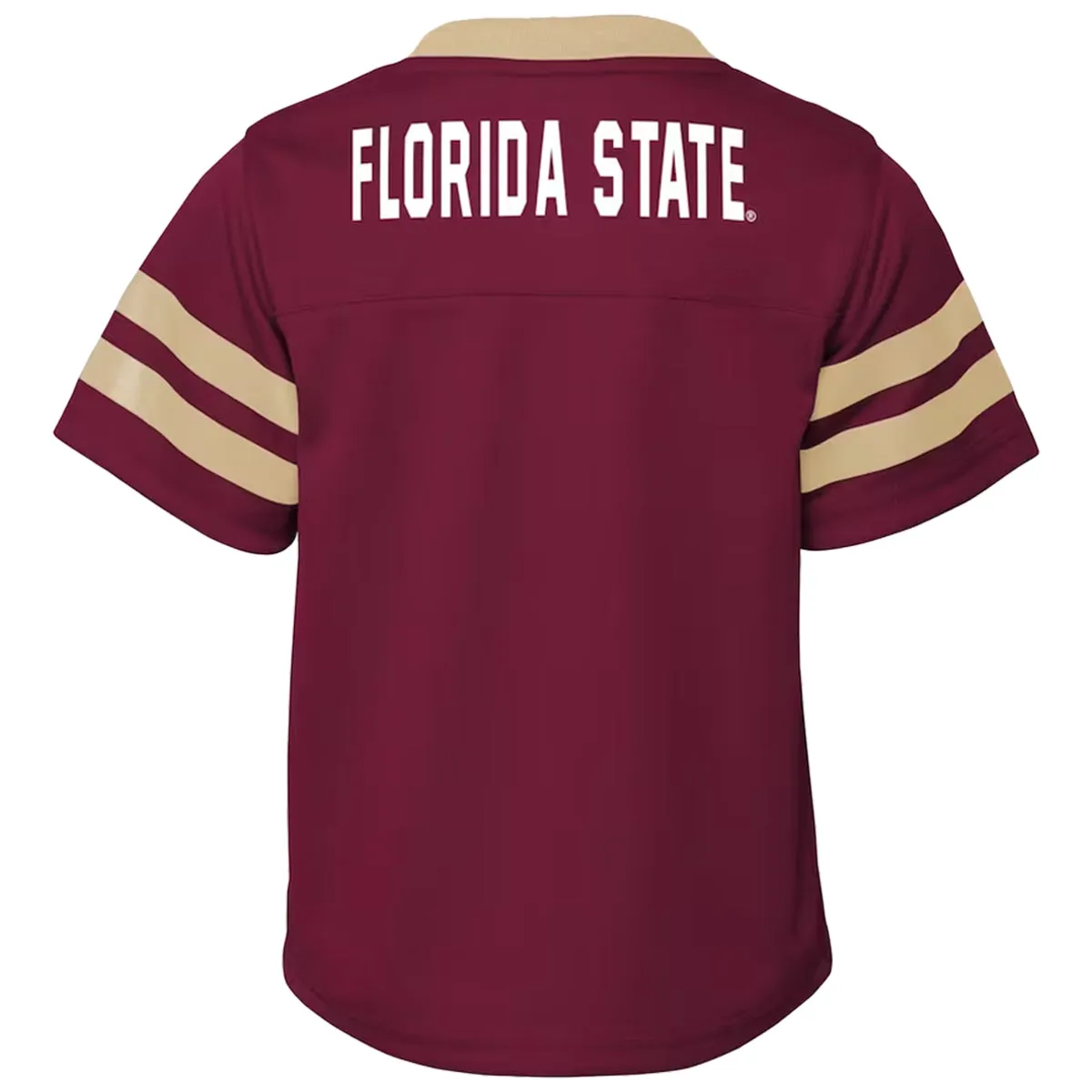 Outerstuff Kids' Florida State #1 Football Uniform Short Sleeve Top & Pant Set - Garnet/Gold