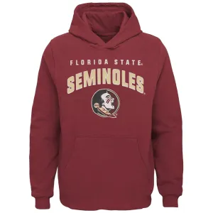 Outerstuff Kid's Florida State Seminoles/Seminole Logo Hooded Fleece - Garnet
