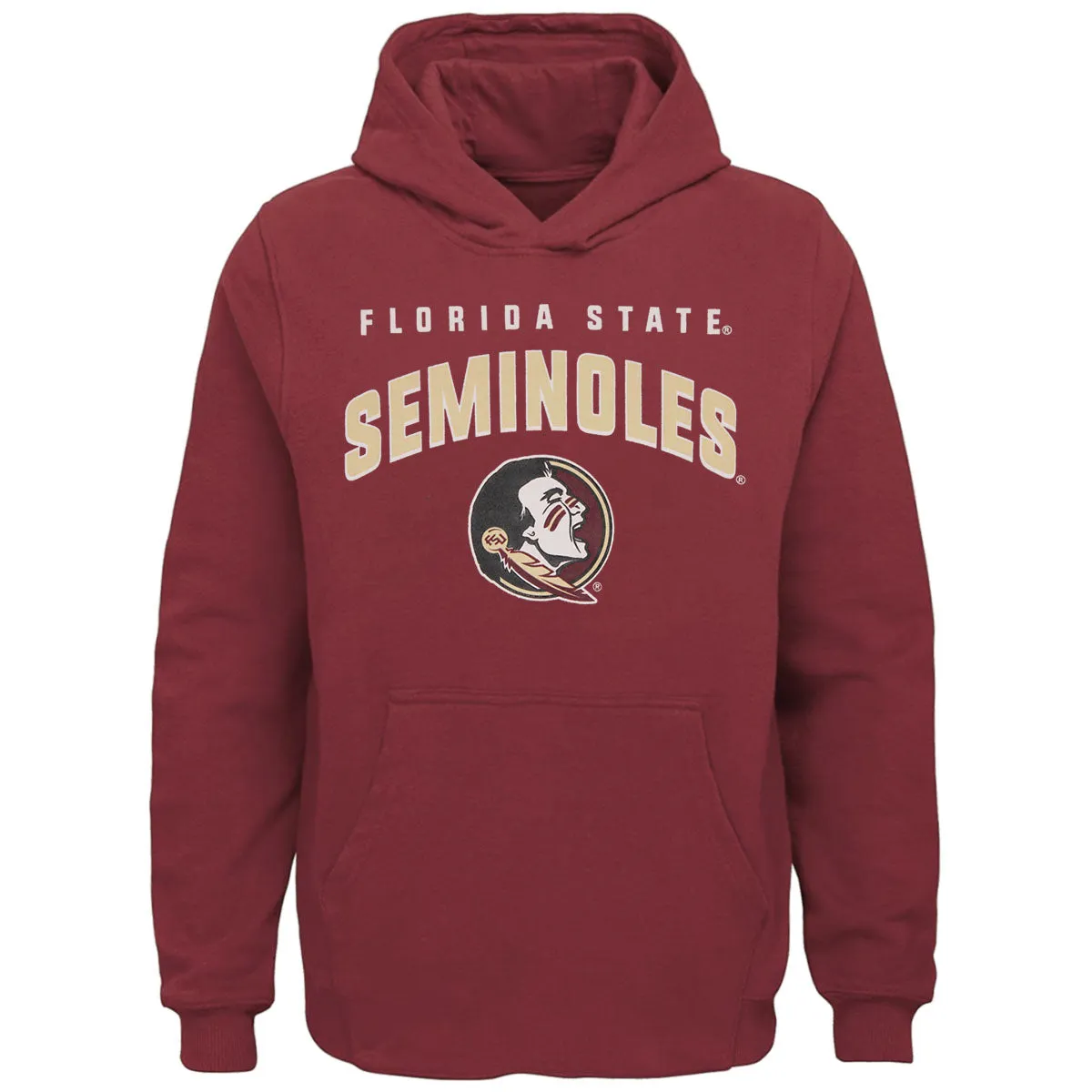 Outerstuff Kid's Florida State Seminoles/Seminole Logo Hooded Fleece - Garnet