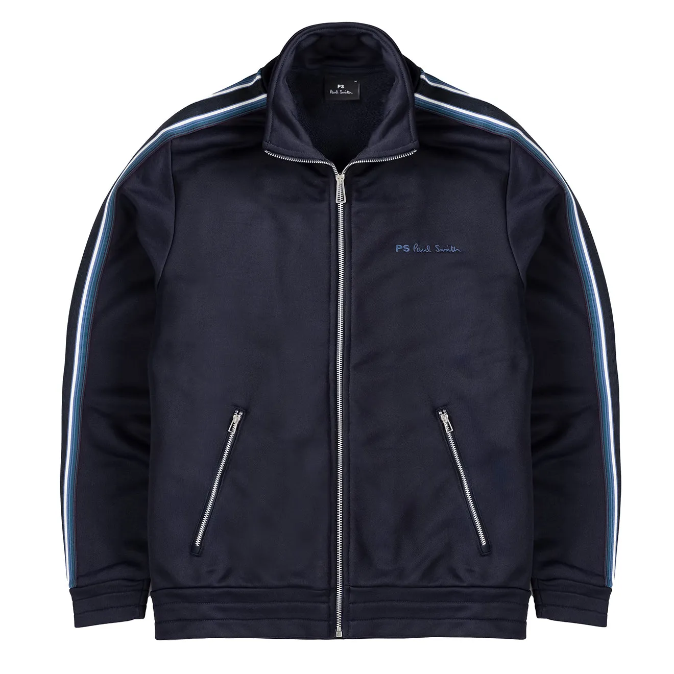 Paul Smith Zip Funnel Neck Sweat Very Dark Navy