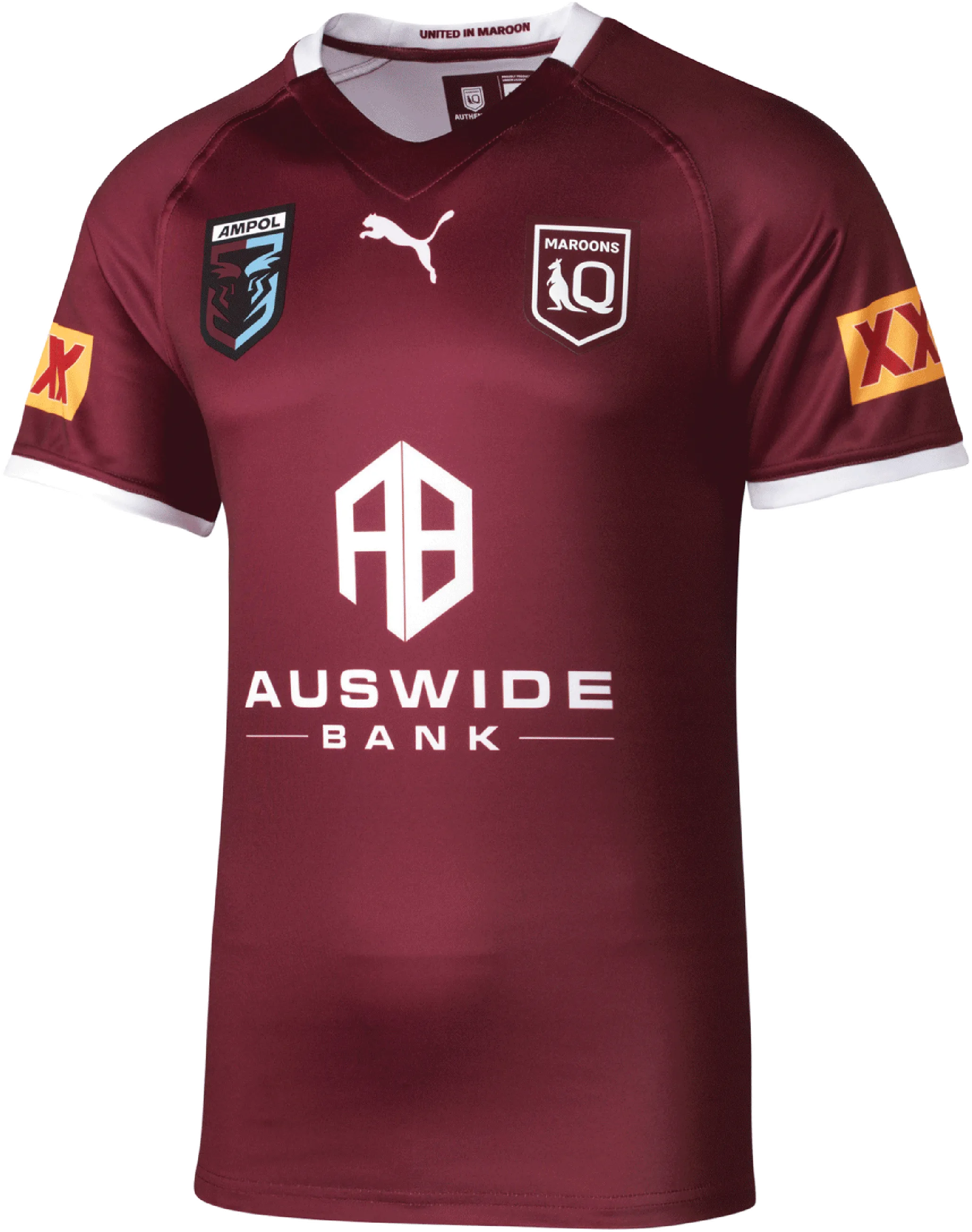 Puma Junior Qld Maroons Replica Jersey <BR> 768639 01
