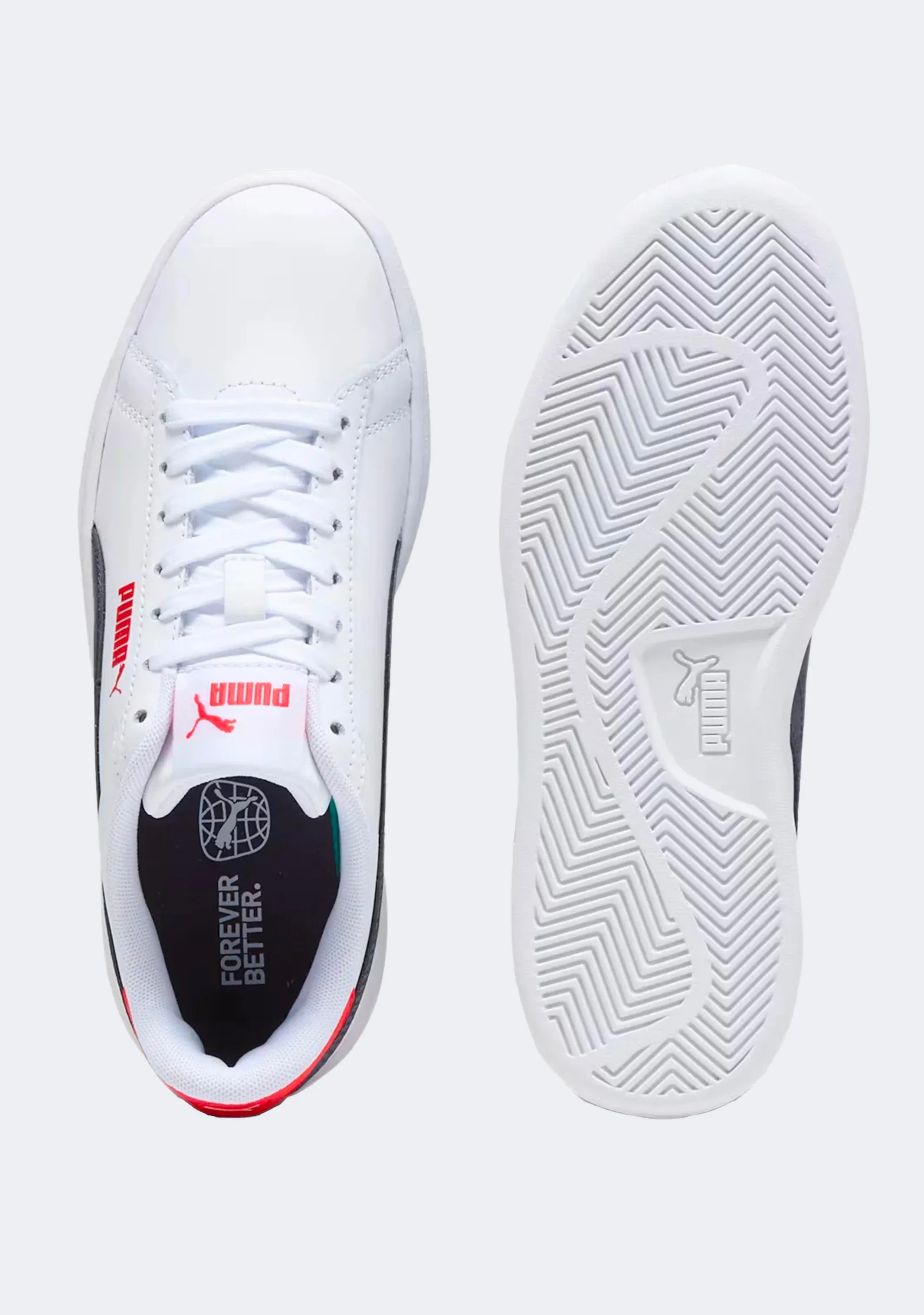 Puma Kids' Leather Smash 3.0