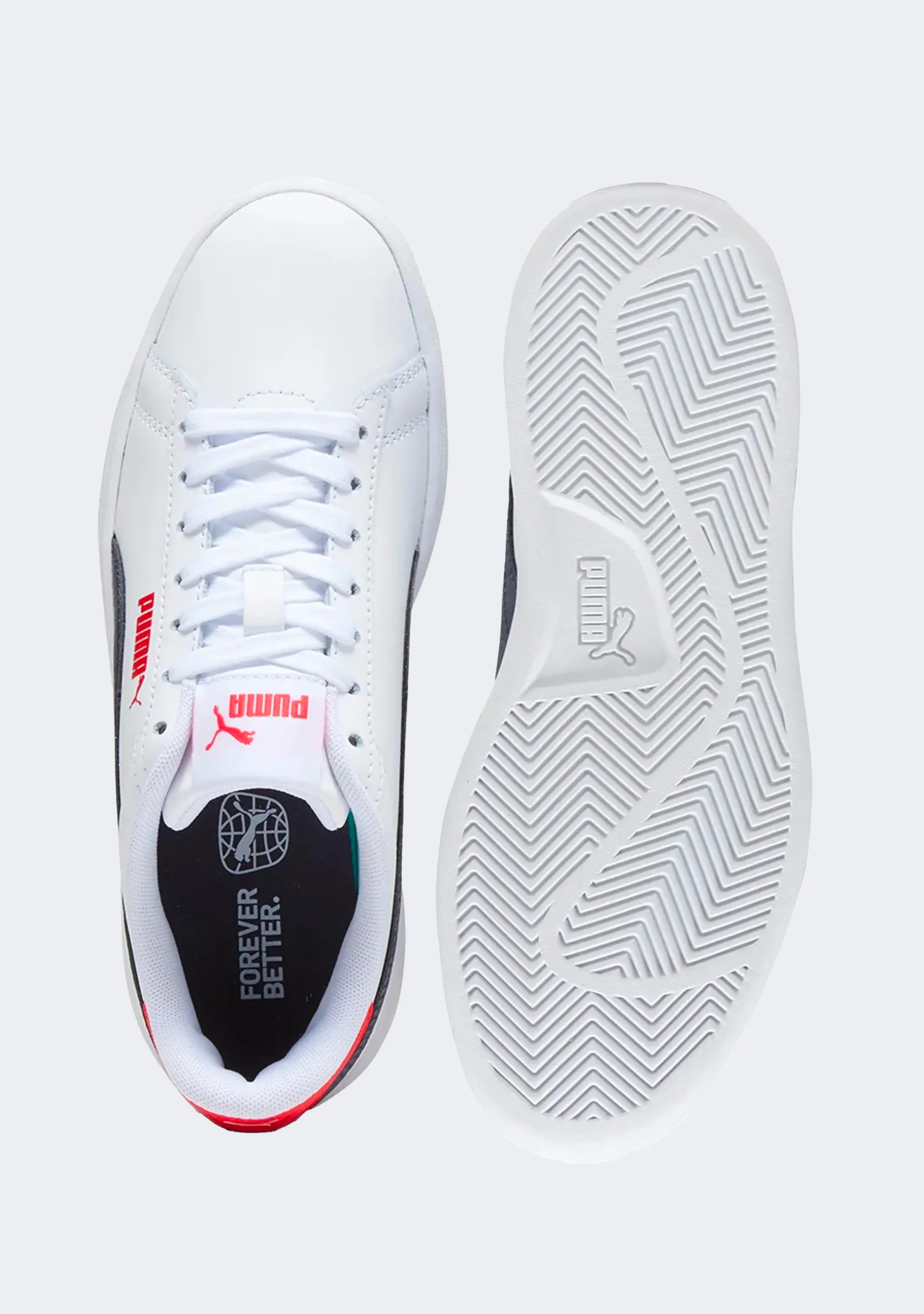 Puma Kids' Leather Smash 3.0