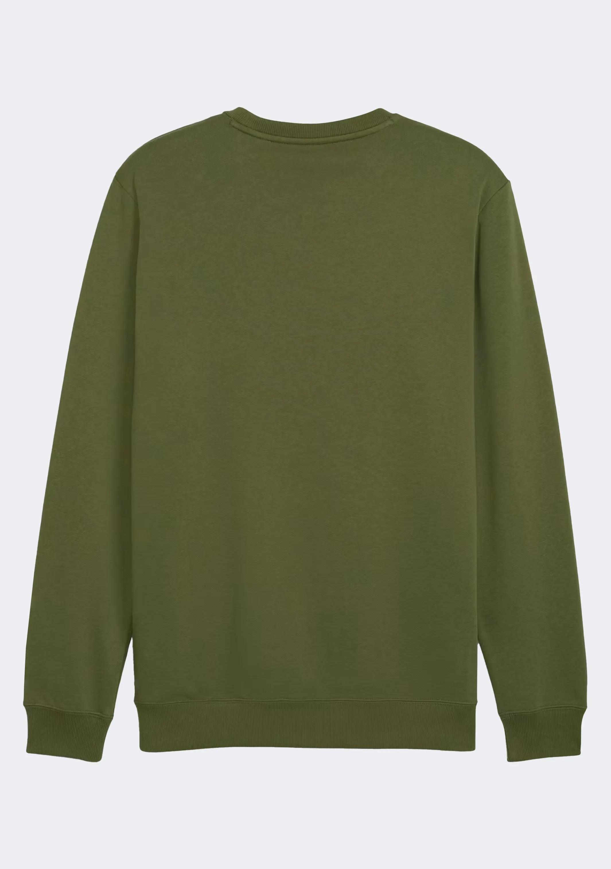 Puma Men's Essential Logo Fleece Sweat Crew Olive Green