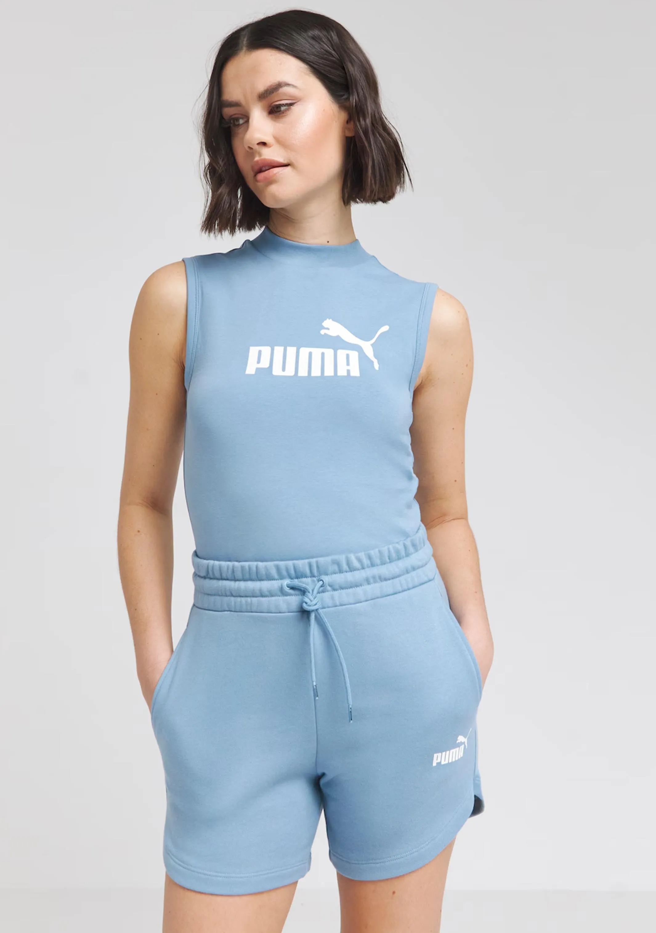 Puma Women's Essential 5" High Waisted Shorts