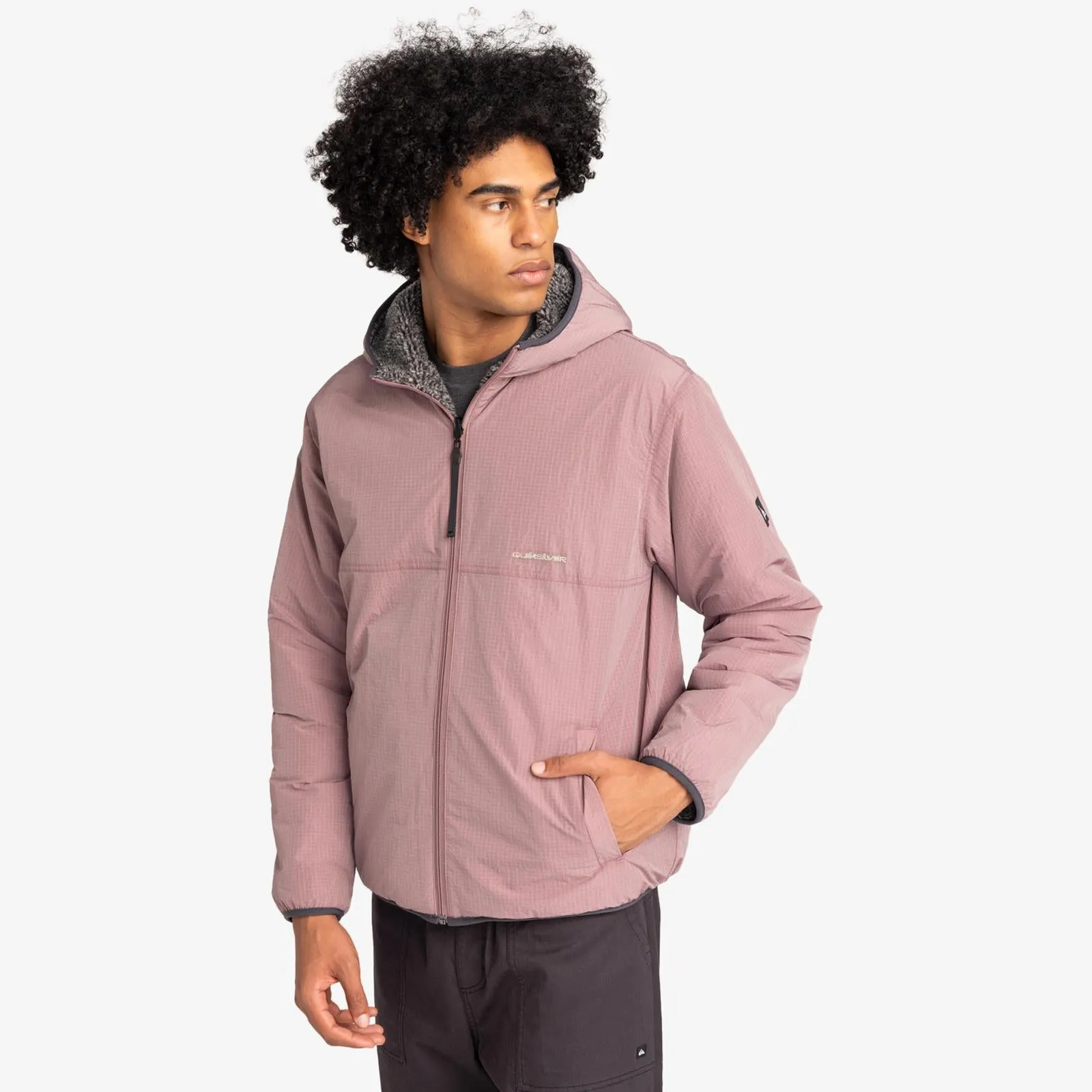 Quiksilver Mens A Frame Reversable Fleece