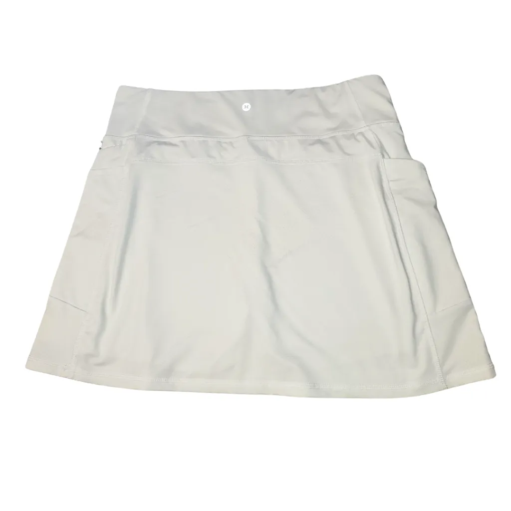 RBX White Pull-On Golf Skort Size L