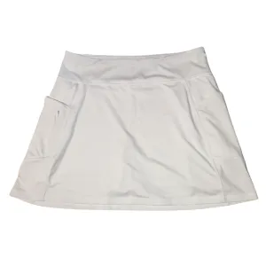 RBX White Pull-On Golf Skort Size L