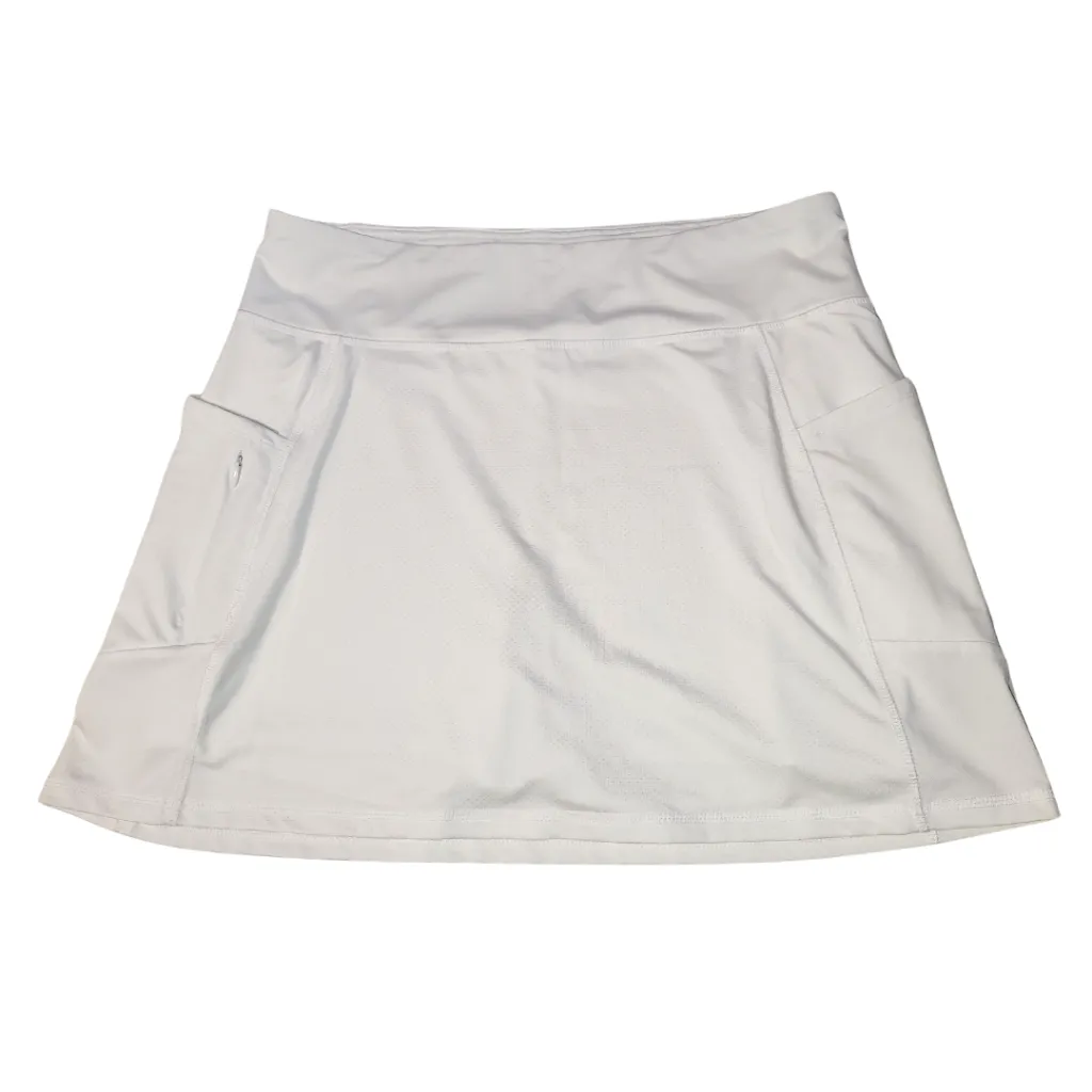 RBX White Pull-On Golf Skort Size L