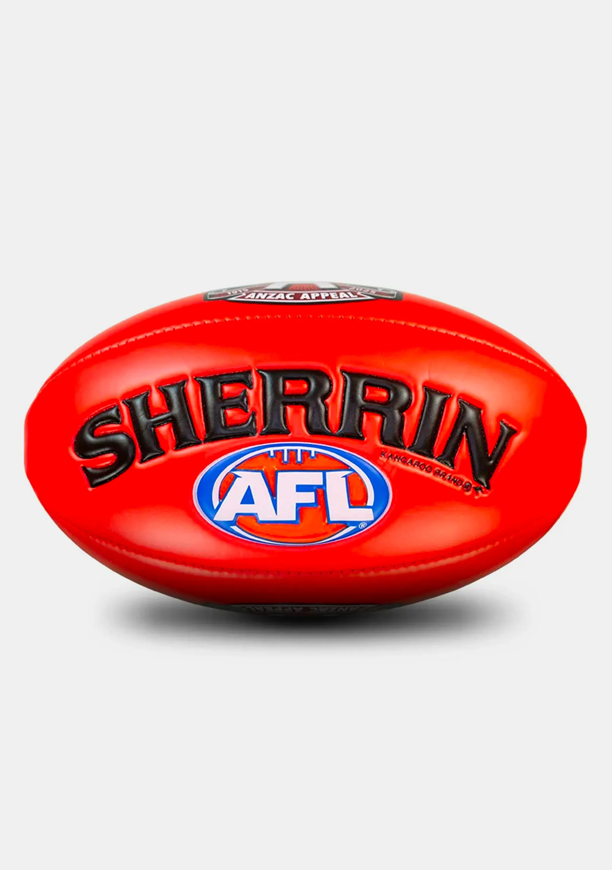 Sherrin 2025 ANZAC Appeal Round Super Soft Touch Football Red