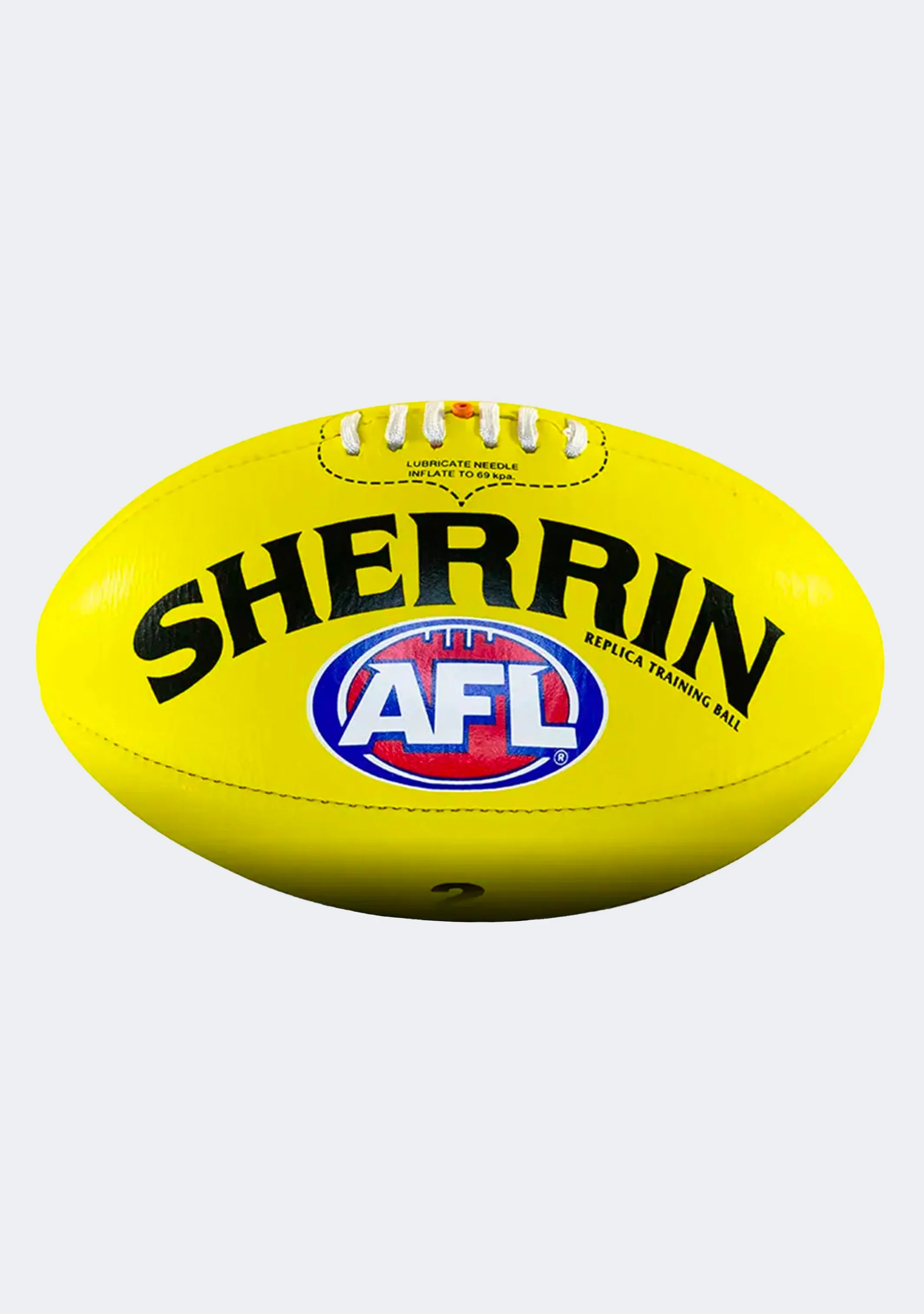 Sherrin Leather AFL Replica Training Ball Yellow